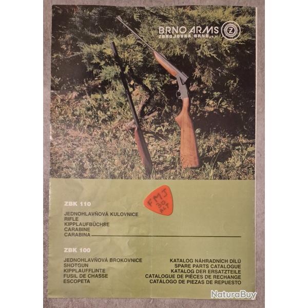 Notice pour carabine ZBK 110