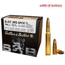 MUNITIONS SELLIER BELLOT CALIBRE 8x57 JRS SPCE 196gr - 12.7g x400 