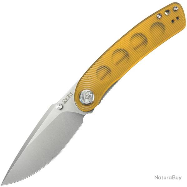 Couteau Pliant Kubey Momentum Lame Acier AUS-10 Manche Ultem Linerlock KUB344M