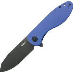 Couteau Pliant Kubey Master Chief Lame Acier 14C28N Manche G10 Bleu Linerlock KUB358P