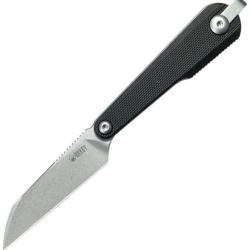 Couteau Fixe Kubey Yag Lame Acier 14C28N Sheepsfoot Manche G10 Noir &Eacute;tui Kydex KUB450A