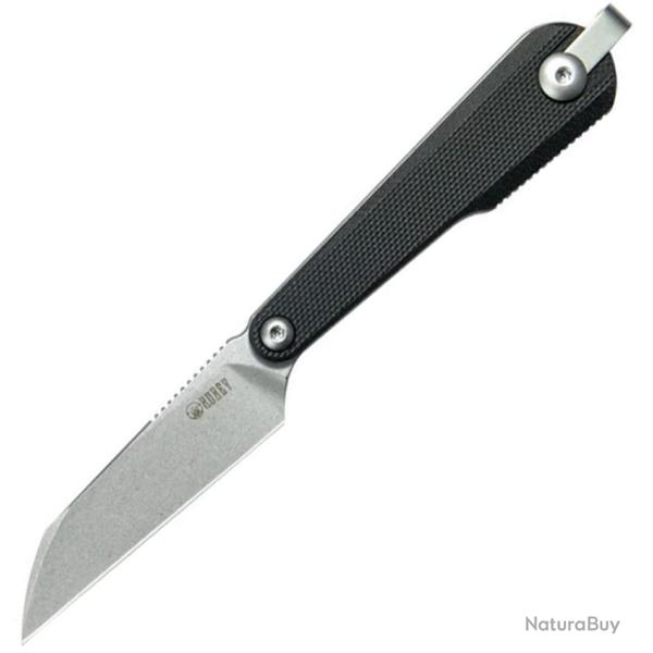 Couteau Fixe Kubey Yag Lame Acier 14C28N Sheepsfoot Manche G10 Noir �tui Kydex KUB450A