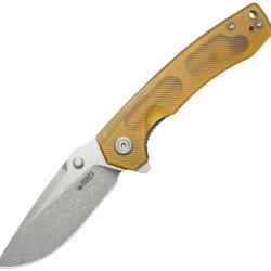 Couteau Pliant Kubey Calyce Lame Acier 14C28N Manche Ultem Linerlock KUB901R
