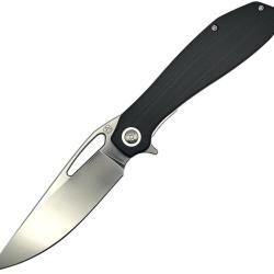Couteau Pliant Luft Concepts BXTR Lame Acier D2 Manche G10 Noir Linerlock LFTFA200