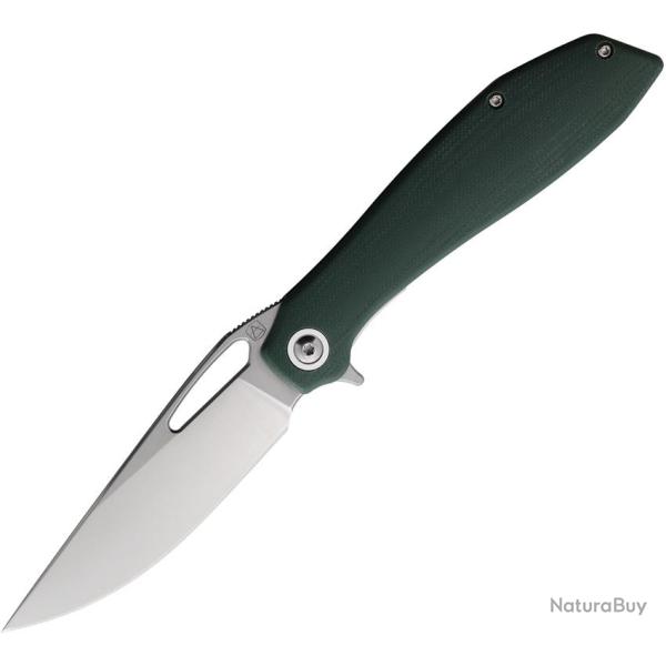 Couteau Pliant Luft Concepts BXTR Lame Acier D2 Manche G10 Vert Olive Linerlock LFTFA201