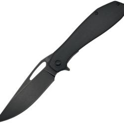 Couteau Pliant Luft Concepts BXTR Lame Acier D2 Manche Micarta Noir Linerlock LFTFA202