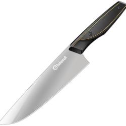 Couteau de Chef lulucut Meteorite Lame Acier X50CrMoV15 Manche ABS Noir LL0202B08