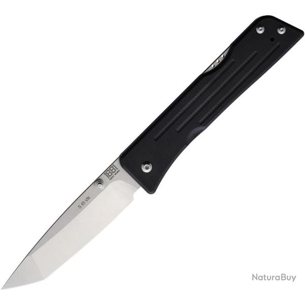 Couteau Pliant Main Street Route 66 Lame Acier CPM-S45VN Tanto Manche G10 Noir Lockback MMS000