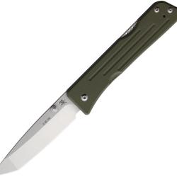 Couteau Pliant Main Street Route 66 Lame Acier CPM-S45VN Tanto Manche G10 Vert Olive Lockback MMS002