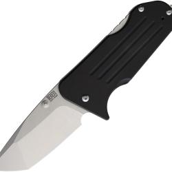 Couteau Pliant Main Street Broadway Lame Acier CPM-S45VN Tanto Manche G10 Noir Lockback MMS006