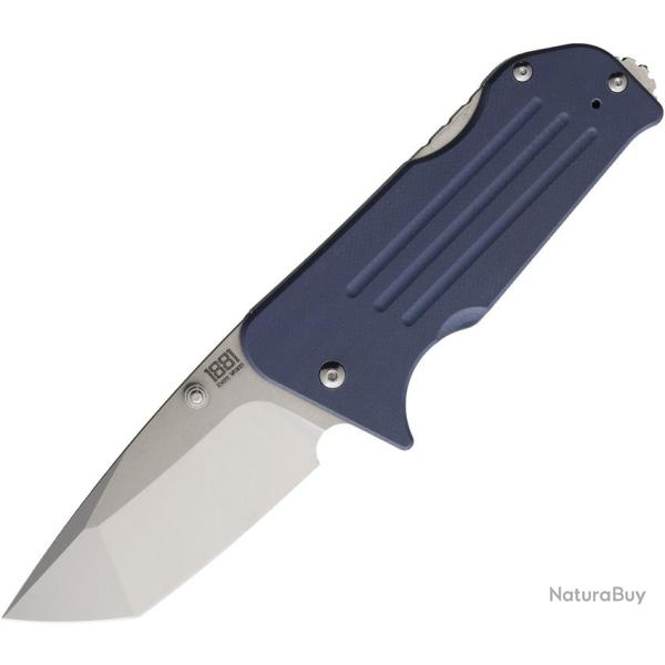Couteau Pliant Main Street Broadway Denim Lame Acier CPM-S45VN Tanto Manche G10 Lockback MMS010