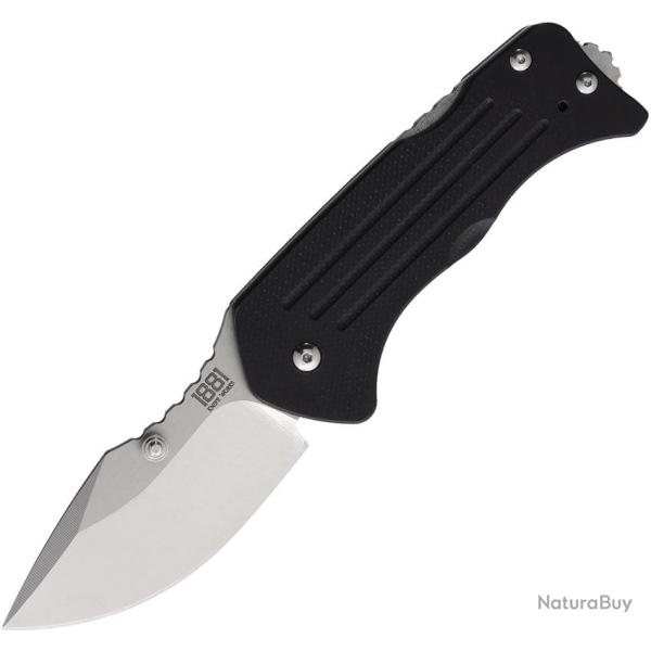 Couteau Pliant Main Street Lombard Lame Acier CPM-S45VN Drop Point Manche G10 Noir Lockback MMS013