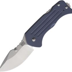 Couteau Pliant Main Street Lombard Denim Lame Acier CPM-S45VN Drop Point Manche G10 Lockback MMS017