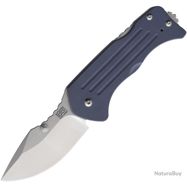 Couteau Pliant Main Street Lombard Denim Lame Acier CPM-S45VN Drop Point Manche G10 Lockback MMS017
