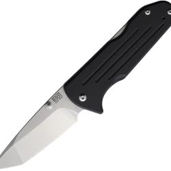 Couteau Pliant Main Street Bourbon Lame Acier CPM-S45VN Tanto Manche G10 Noir Lockback MMS018