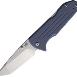 Couteau Pliant Main Street Bourbon Denim Lame Acier CPM-S45VN Tanto Manche G10 Lockback MMS022