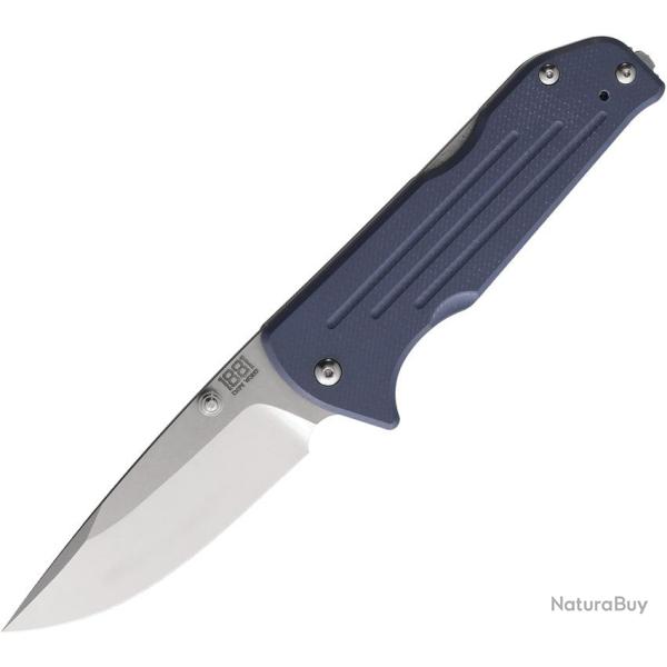 Couteau Pliant Main Street Bourbon Denim Lame Acier CPM-S45VN Drop Point Manche G10 Lockback MMS023