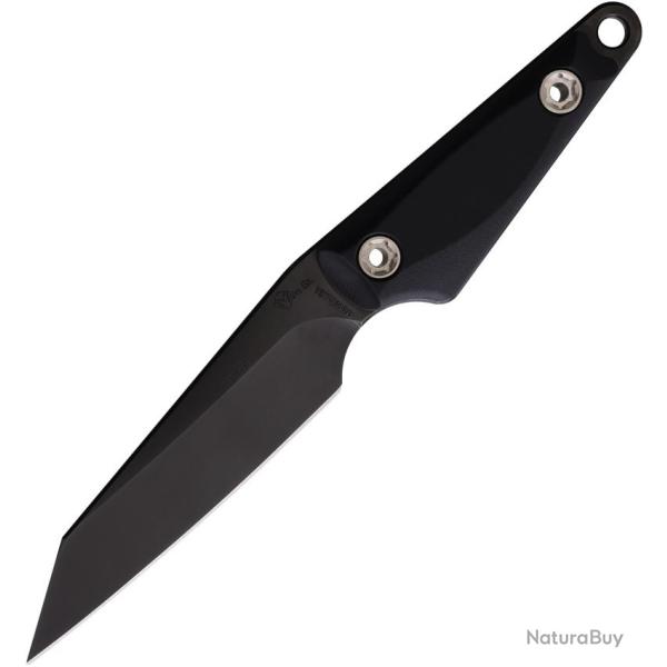 Couteau Fixe Main Street UDT Lame Acier 1095 Manche G10 Noir MMS030