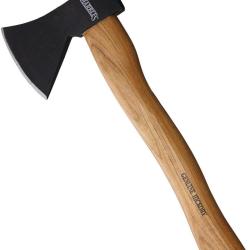 Hachette Marbles German Style T&ecirc;te Acier Noire 14,9 cm Manche Hickory MR653
