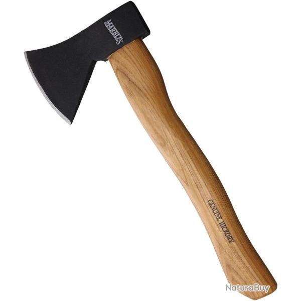 Hachette Marbles German Style T�te Acier Noire 14,9 cm Manche Hickory MR653