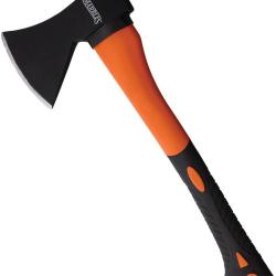 Hachette Marbles German Style T&ecirc;te Acier Noire 14,9 cm Manche Synth&eacute;tique Noir et Orange MR661
