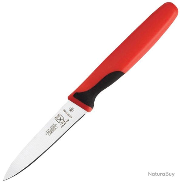 Couteau d'Office Mercer Millennia Lame Acier Satin�e Rouge MCR23930RDB