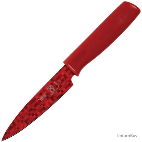 Couteau d'Office Mercer Non-Stick Lame Acier Manche ABS Rouge MCR33912B
