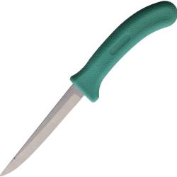 Couteau Fixe Poultry Lame Inox Manche Plastique Vert EG805SH