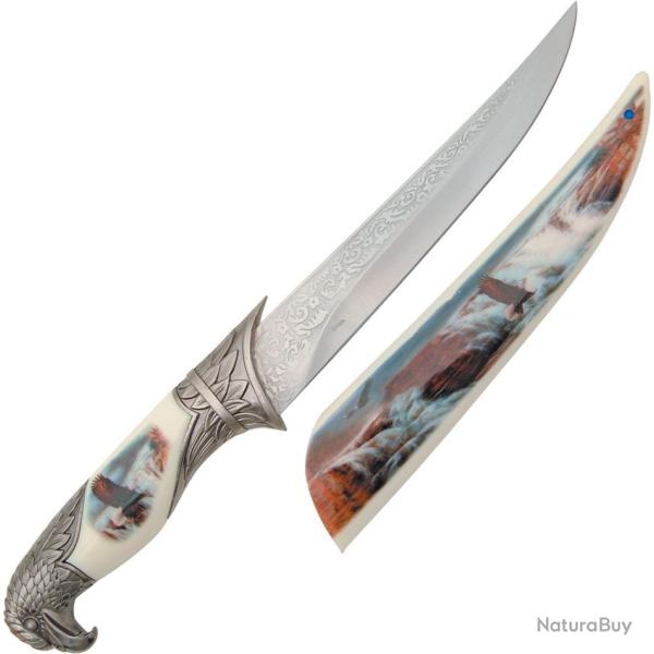 Couteau Fixe Eagle Bowie Lame Inox M3002