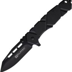 Couteau Pliant A/O Lame Inox Manche G10 Noir Linerlock M4613