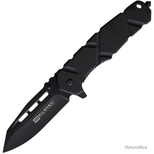 Couteau Pliant A/O Lame Inox Manche G10 Noir Linerlock M4613