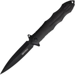 Couteau Pliant A/O Lame Inox Spear Point Manche Bois Noir Linerlock M4618
