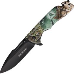 Couteau Pliant A/O Lame Inox Manche Aluminium Linerlock M4621