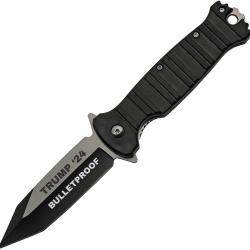 Couteau Pliant Trump A/O Lame Inox Tanto Manche ABS Noir Linerlock TRV0510BK