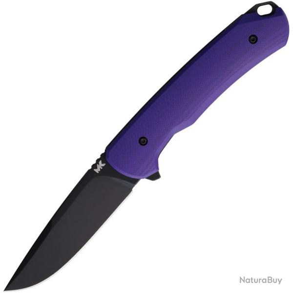 Couteau MK Knives & Tools Humbler Nightberry Lame Acier CPM-MagnaCut Manche G10 Violet PKMKBP003