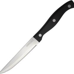 Couteau &agrave; Steak Mundial Lame Inox Manche Zytel Noir MNDSK002