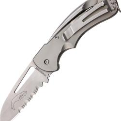 Couteau Pliant Myerchin Generation 2 Rigging Lame Inox Manche Titane Framelock &Eacute;tui Nylon MYTF300P