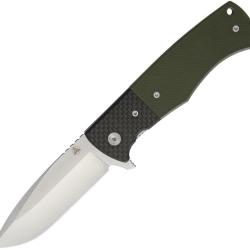 Couteau Pliant Nemesis MPR2 Lame Acier VG-10 Drop Point Manche G10 Vert Linerlock NE21