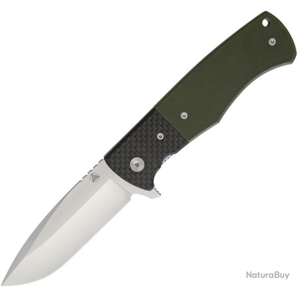 Couteau Pliant Nemesis MPR2 Lame Acier VG-10 Drop Point Manche G10 Vert Linerlock NE21
