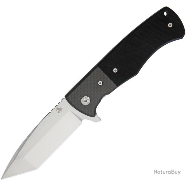 Couteau Pliant Nemesis MPR-2T Lame Acier VG-10 Tanto Manche G10 Noir Linerlock NE21T