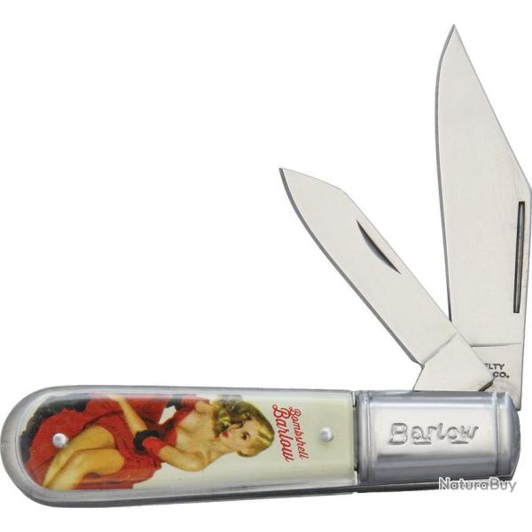 Couteau Pliant Bombshell Barlow Lame Inox Manche Acrylique NV315