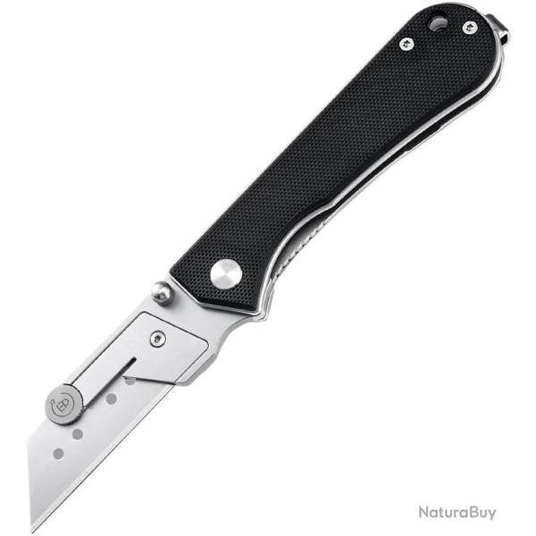 Couteau Pliant NUKNIVES Kumpanter Lame Acier Manche G10 Noir Linerlock NUKU232001