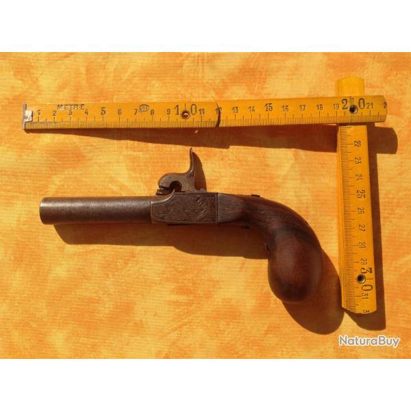 Pistolet � coffre � percussion