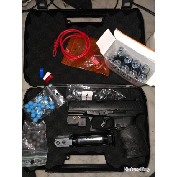 [PACK] Walther PPQ M2 Cal.43 d�brid� 10 joules + accessoires , Co2 , billes