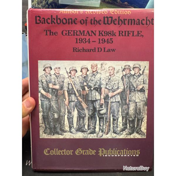 livre the german k98k rifle 1934/1945. richard d law