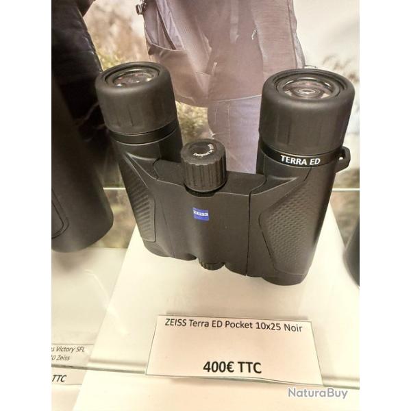 ZEISS Terra ED Pocket 10x25 Noir