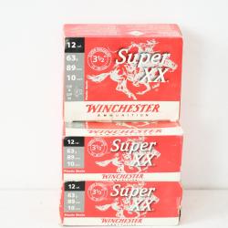 29 Cartouches Winchester Super XX cal. 10