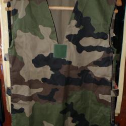 CHEMISE MILITAIRE GAO CAMOUFLAGE FEUILLAGE DE L'ARMEE FRANCAISE  ,Taille 88 SOIT S OU 37-38 EN CIVIL