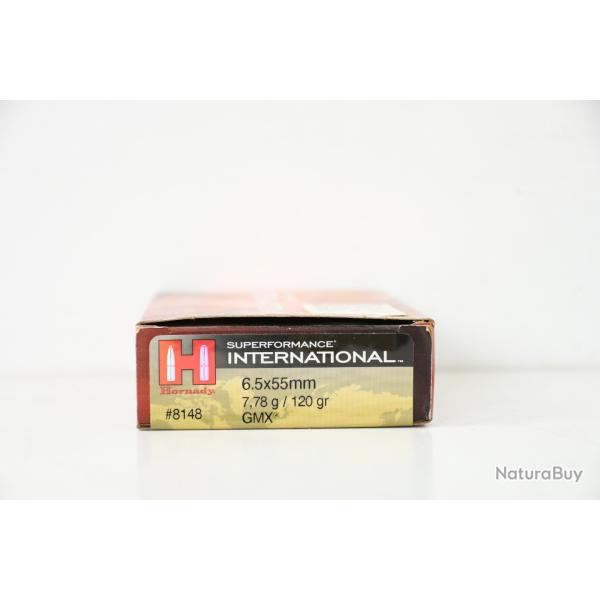 1 Boite de Balles Hornady GMX cal. 6,5x55 mauser
