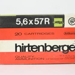 1 Boite de Balles Hirtenberger cal. 5,6x57R